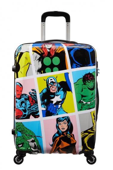 American Tourister Marvel Legends 65cm - Keskikokoinen Marvel Pop Art