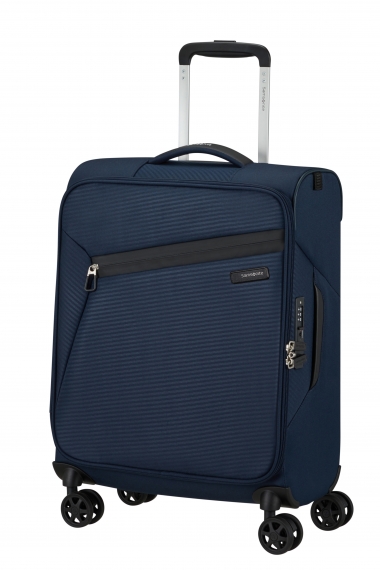 Samsonite Litebeam 4-pyörää 55cm - Lentolaukku Midnight Blue