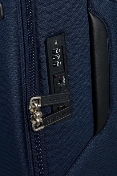 Samsonite Litebeam 4-pyörää 55cm - Lentolaukku Midnight Blue