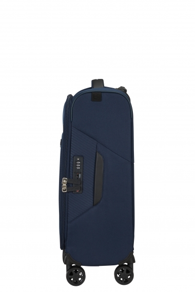 Samsonite Litebeam 4-pyörää 55cm - Lentolaukku Midnight Blue