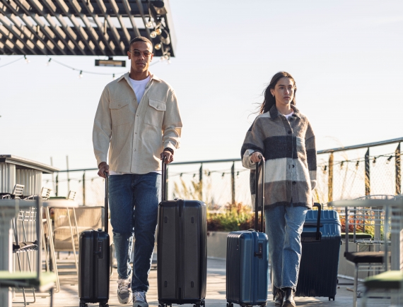 Lentolaukku Printisso Urbane - Whale Blue