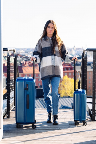 Lentolaukku Printisso Urbane - Whale Blue