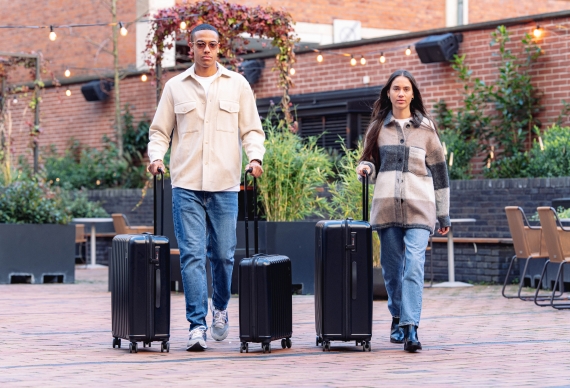 Lentolaukku Printisso Urbane - Onyx Black