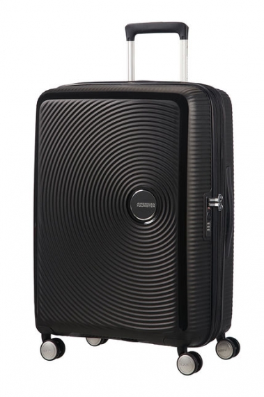 American Tourister Soundbox 67cm - Keskikokoinen Musta