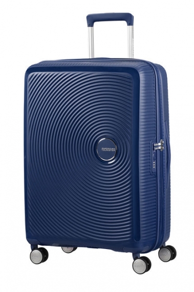American Tourister Soundbox 67cm - Keskikokoinen Sininen