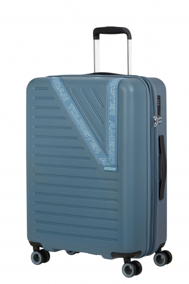 American Tourister Dynabelt - Keskikokoinen Laajennettava Rainstorm Blue