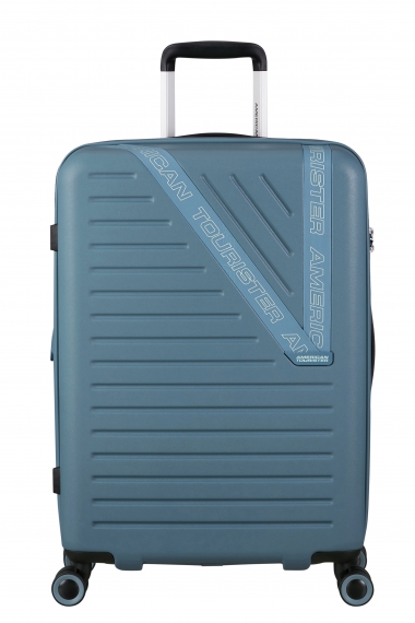 American Tourister Dynabelt - Keskikokoinen Laajennettava Rainstorm Blue