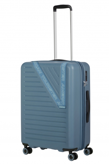 American Tourister Dynabelt - Keskikokoinen Laajennettava Rainstorm Blue