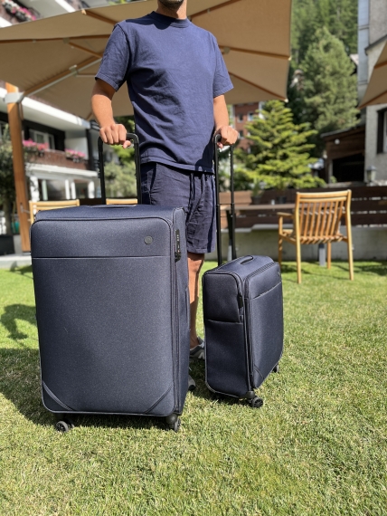 Lentolaukku Printisso Runway - Night Blue