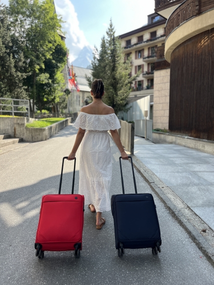 Lentolaukku Printisso Runway - Night Blue