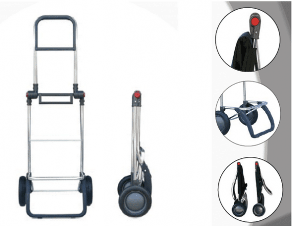 Rolser 2L MF - Ostoskärry Tummanliila