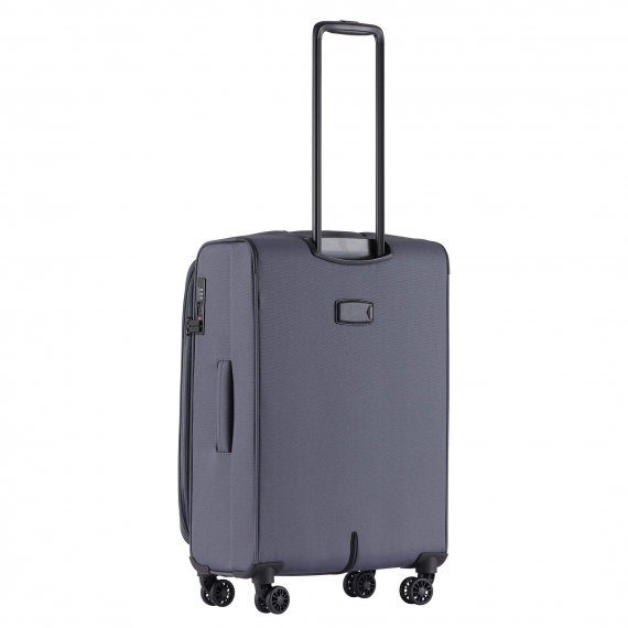 Matkalaukku Printisso Runway - Keskikokoinen Laajennettava Carbon Grey