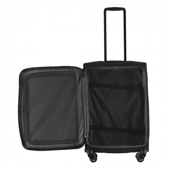 Matkalaukku Printisso Runway - Keskikokoinen Laajennettava Space Black