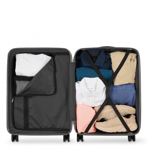 Matkalaukku Printisso Urbane - Keskikokoinen Graphite Grey