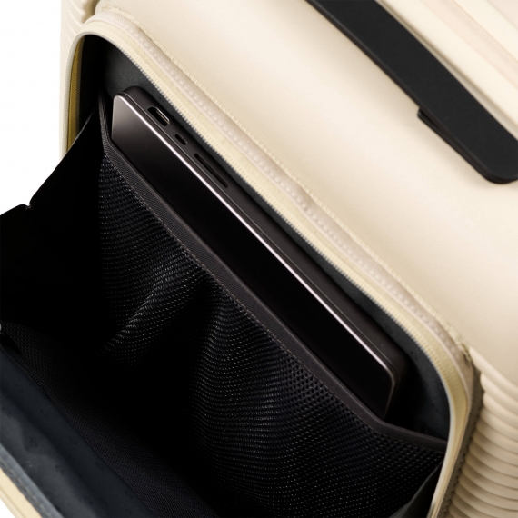 Lentolaukku Printisso Signature - Front Pocket Creme