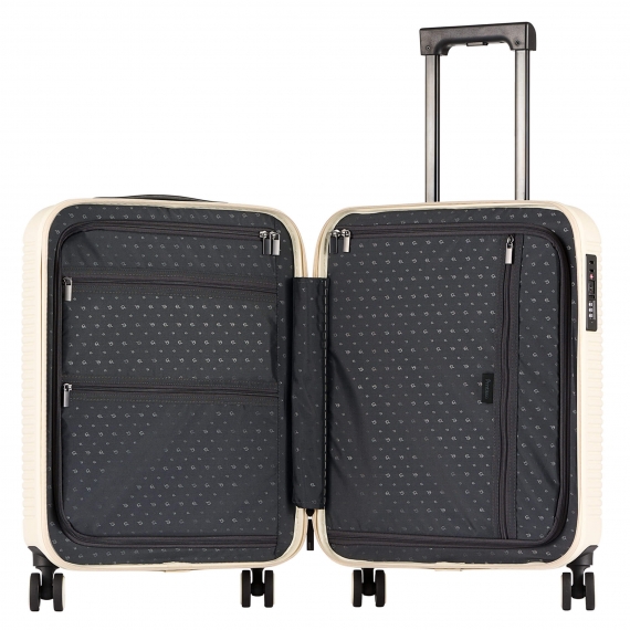 Lentolaukku Printisso Signature - Front Pocket Creme