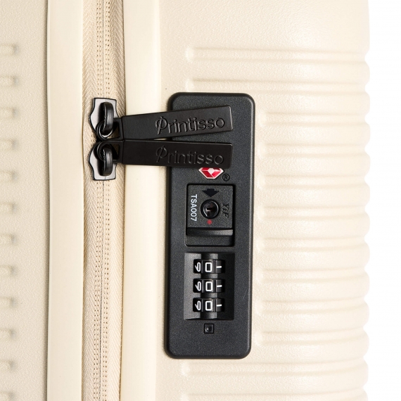 Lentolaukku Printisso Signature - Front Pocket Creme