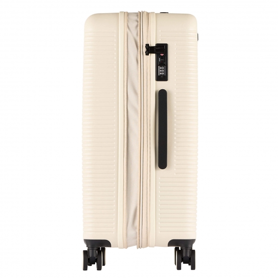 Matkalaukku Printisso Signature - Keskikokoinen Laajennettava Creme