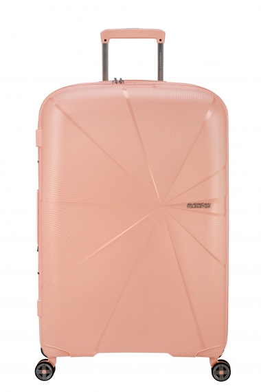 American Tourister Starvibe 77cm - Iso Laajennettava Metallic Peach