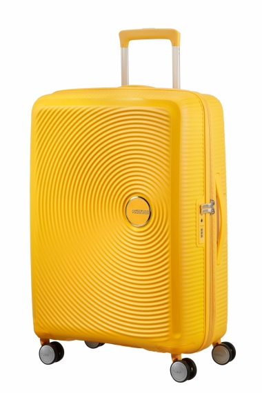 American Tourister Soundbox 67cm - Keskikokoinen Keltainen