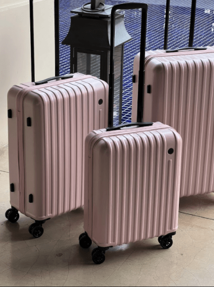 Matkalaukkut Printisso Urbane - 3 Setti Soft Pink